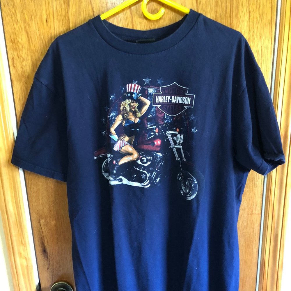 Mens Harley Davidson T-shirt Size XL Yankee HD